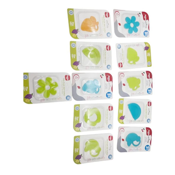 Zuzu Toys Bebekler İçin Sevimli Meyveler Diş Kaşıyıcı Renkli ürün görseli 1