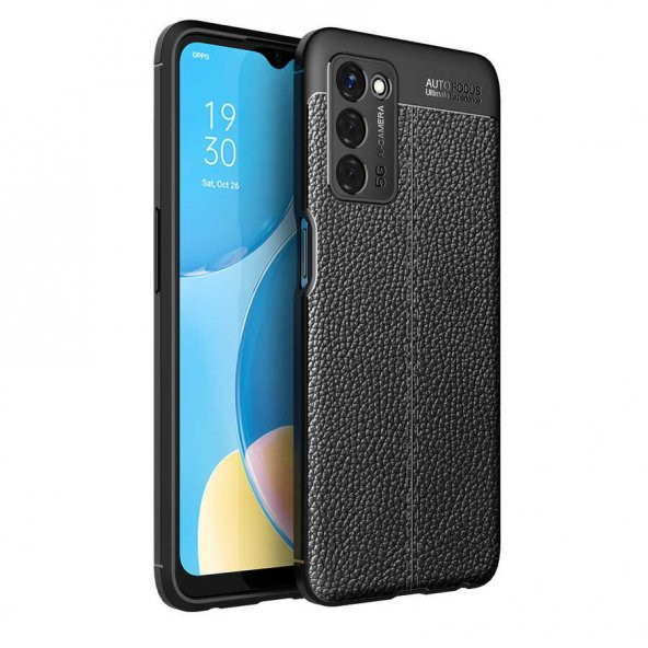 Oppo A55 5G Kılıf Focus Derili Kamera Korumalı Silikon Kılıf ürün görseli 1