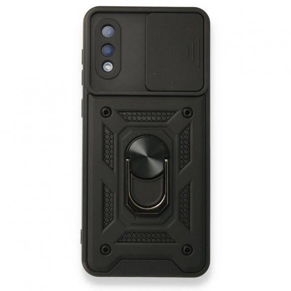 Samsung Galaxy A02 Kılıf Pars Lens Yüzüklü Silikon Kılıf ürün görseli 1
