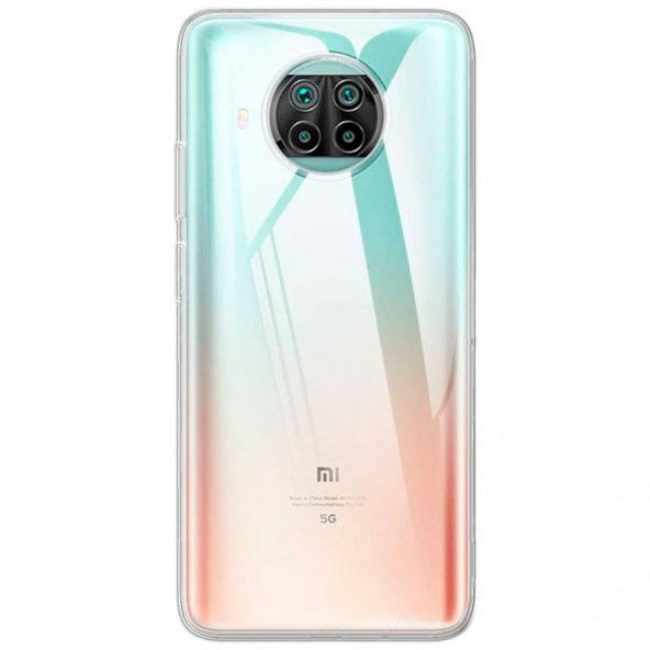 Xiaomi Redmi Note 9 Pro 5G Kılıf Lüx Şeffaf Silikon Kılıf ürün görseli 1