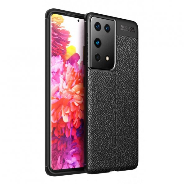Samsung Galaxy S21 Ultra Kılıf Focus Derili Kamera Koruma Kılıf ürün görseli 1