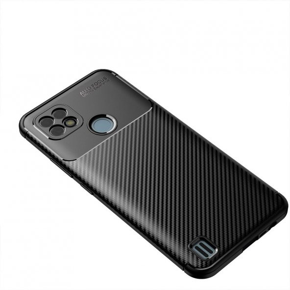 Realme C21 Kılıf Focus Karbon Kamera Korumalı Kılıf ürün görseli 1