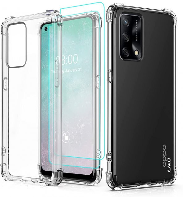 Oppo A74 4G Kılıf Olex TPU Antishock Şeffaf Silikon Kılıf ürün görseli 1