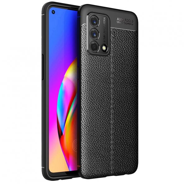 Oppo A74 4G Kılıf Focus Derili Kamera Korumalı Silikon Kılıf ürün görseli 1