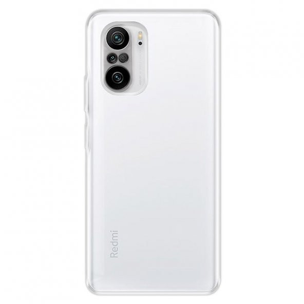 Xiaomi Redmi K40 Pro Kılıf Lüx Şeffaf Silikon Kılıf ürün görseli 1