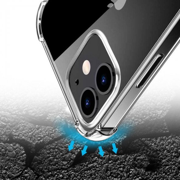 Xiaomi Poco F3 Kılıf Olex TPU Antishock Şeffaf Silikon Kılıf ürün görseli 1