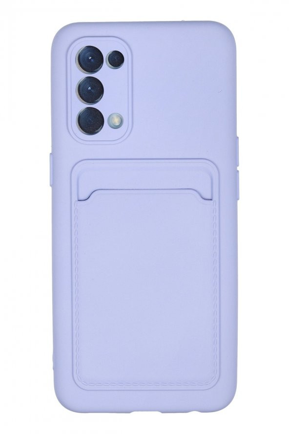 Oppo Reno 5 Kılıf Kelvin Kartvizitli Şık Silikon Kılıf ürün görseli 1