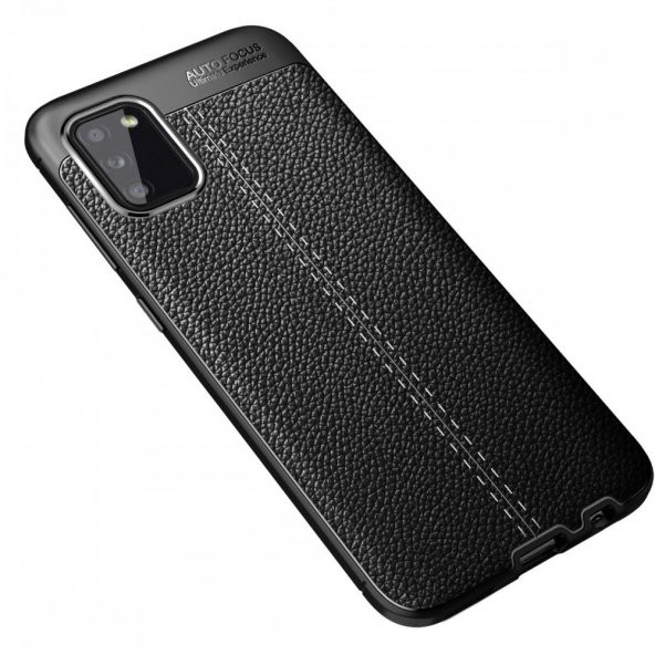 Samsung Galaxy A02S Kılıf Focus Derili Silikon Kılıf ürün görseli 1