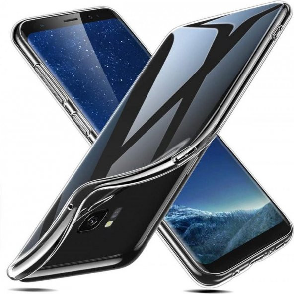 Samsung Galaxy S8 Plus Kılıf Lüx Şeffaf Silikon Kılıf ürün görseli 1