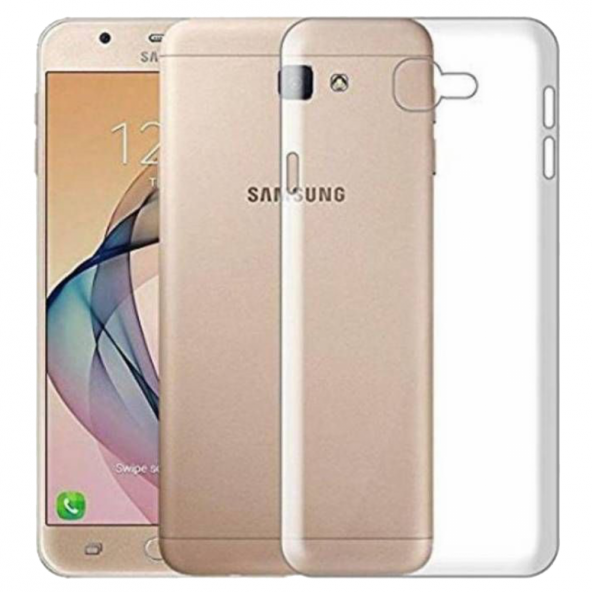 Samsung Galaxy J7 Prime Kılıf Lüx Şeffaf Silikon Kılıf ürün görseli 1