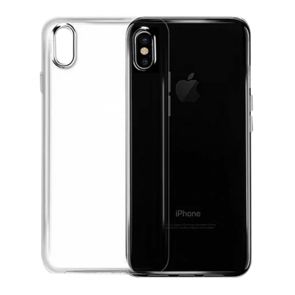 Apple iPhone XS Max Kılıf Lüx Şeffaf Silikon Kılıf ürün görseli 1