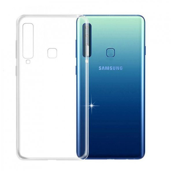 Samsung Galaxy A9 2018 Kılıf Lüx Şeffaf Silikon Kılıf ürün görseli 1
