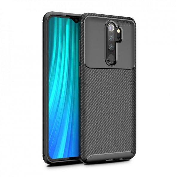 Xiaomi Redmi Note 8 Pro Kılıf Focus Karbon Kılıf Esnek Kapak ürün görseli 1