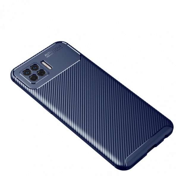 Oppo A73 Kılıf Focus Karbon Silikon Kılıf Esnek Kapak ürün görseli 1