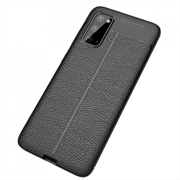 Samsung Galaxy S20 Kılıf Focus Derili Kamera Korumalı Kılıf ürün görseli 1