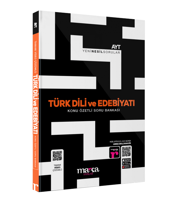 Marka Yayınları AYT Türk Dili ve Edebiyatı Konu Özetli Yeni Nesil Soru Bankası Tamamı Video Çözümlü ürün görseli 1