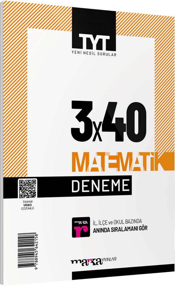 Marka Yayınları TYT Matematik 3 Deneme Tamamı Video Çözümlü ürün görseli 1