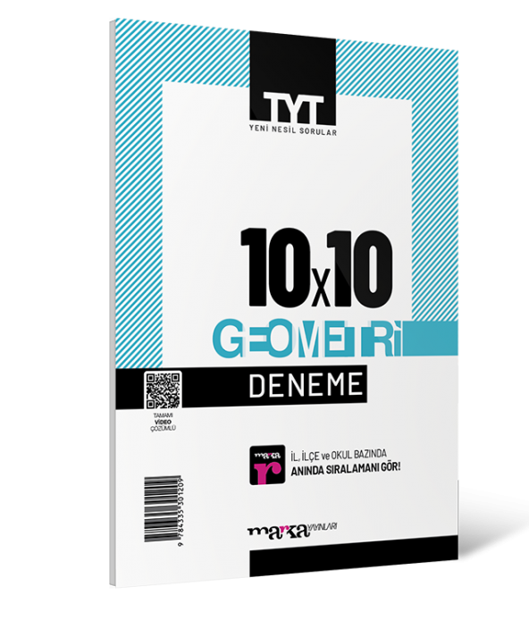 Marka Yayınları TYT Geometri 10 Deneme Tamamı Video Çözümlü ürün görseli 1