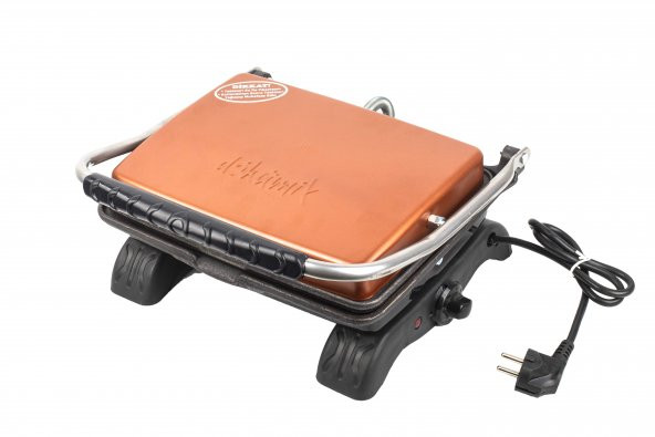 Organik Pik Demir Döküm (Kaplamasız- Anti Kansorejen ) Tost Makinası ROSE GOLD TÜRKİYEDE İLK ürün görseli 1