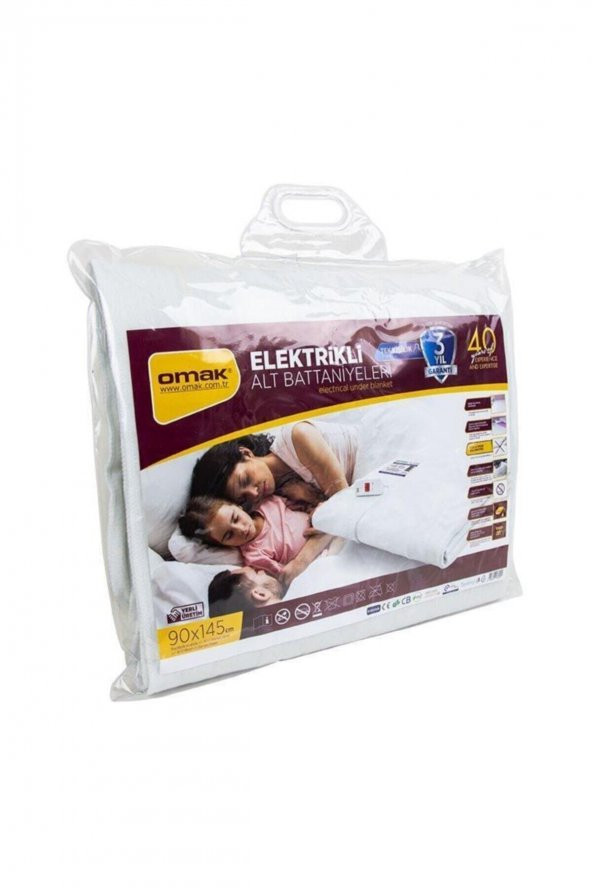 Tek Kişilik Elektrikli Battaniye Emniyetli Garantili Isıtıcı Battaniye 90x150 cm ürün görseli 1