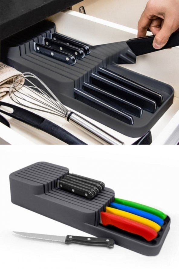2 Sıra Bıçaklık 14x39 Cm Bıçak Organizeri ürün görseli 1