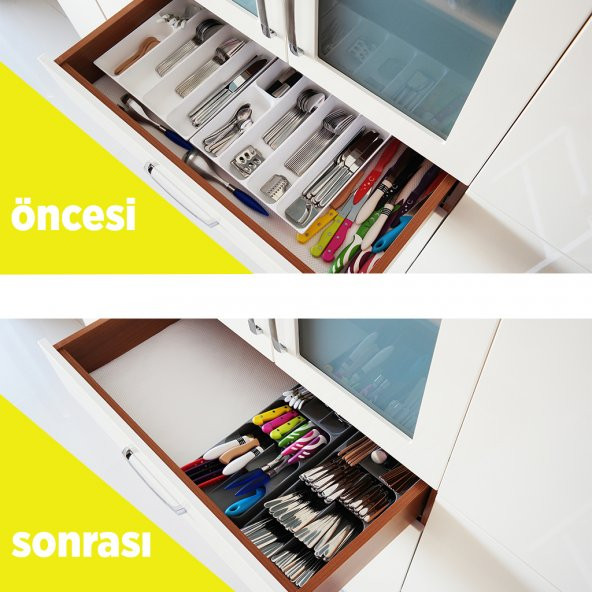 9 Bölmeli Çekmece Kaşıklık - Resim 5