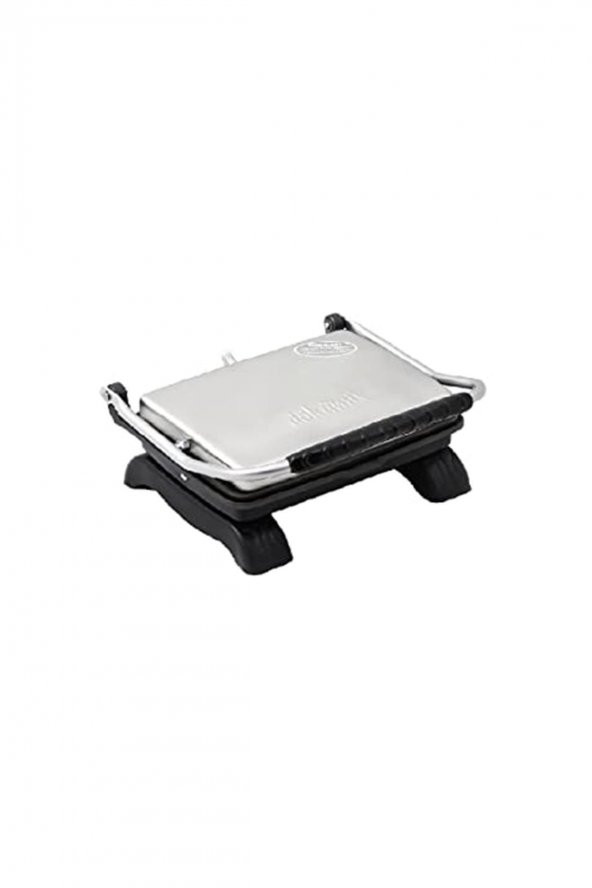 Inox( Gri ) Organik Pik Demir Döküm Tost Makinası 1800 Watt Ev Tipi ürün görseli 1
