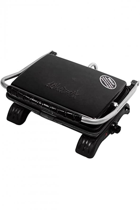 Organik (kaplamasız ) Demir Döküm Tost Makinası 1800 Watt (siyah) ürün görseli 1