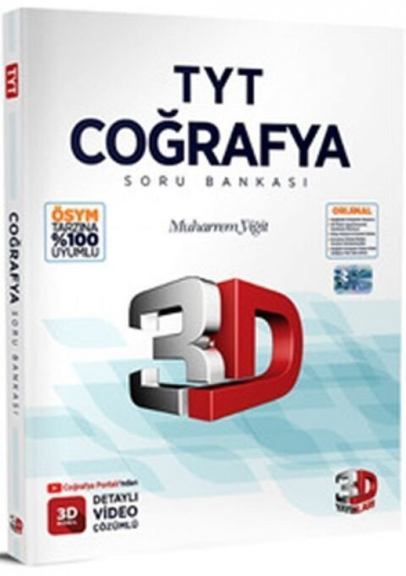 3D Yayınları 2023 TYT Coğrafya Soru Bankası ürün görseli 1