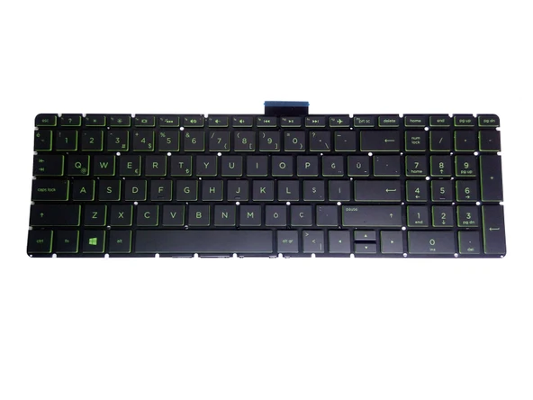 HP Gaming 15-CX0044nt 9FE35EA Notebook Klavye (Siyah TR) - Resim 2