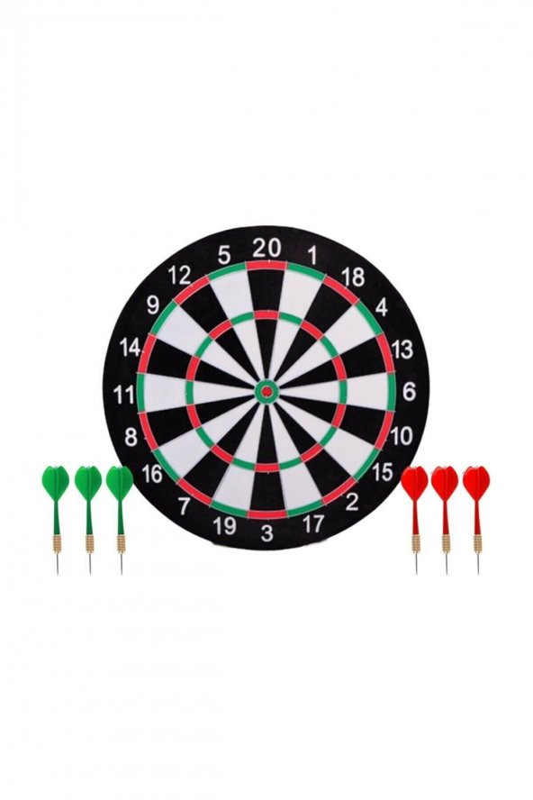 Çift Taraflı Dart Seti Iğneli 37 cm ürün görseli 1