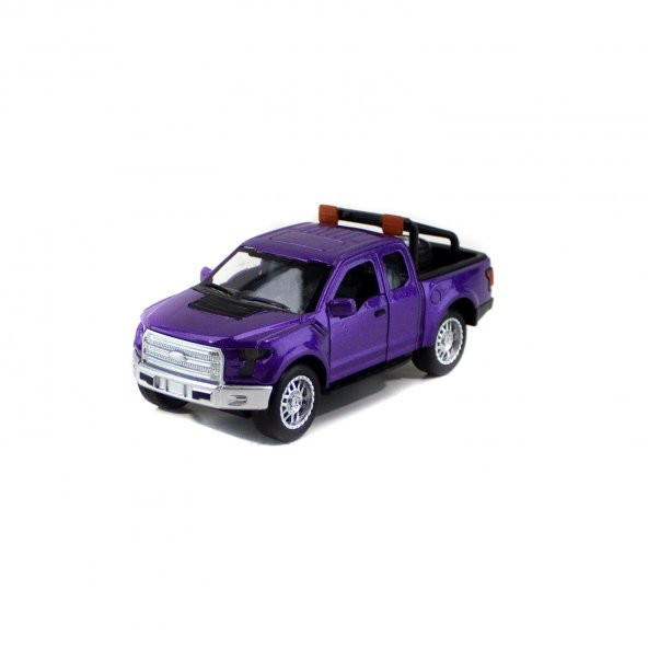 Metal Ford Ranger Pikap Çek Bırak Işıklı Mor 12 CM ürün görseli 1
