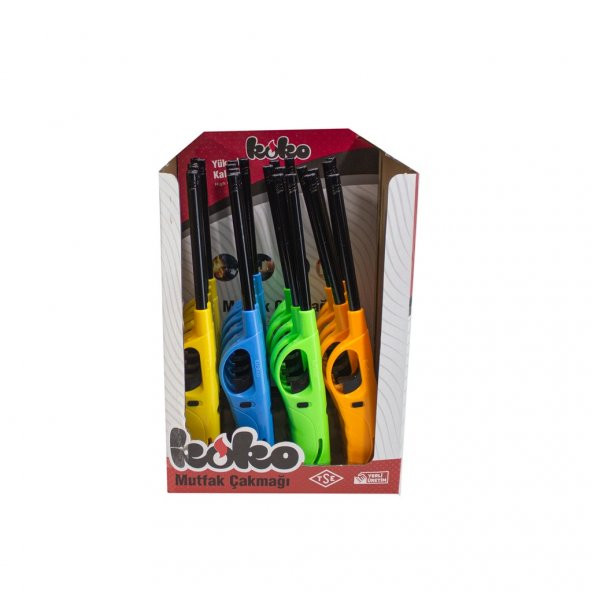Mixoyuncak Çakmak Koko Mutfak Çakmağı 24Lü Paket 28 Cm Büyük Boy ürün görseli 1