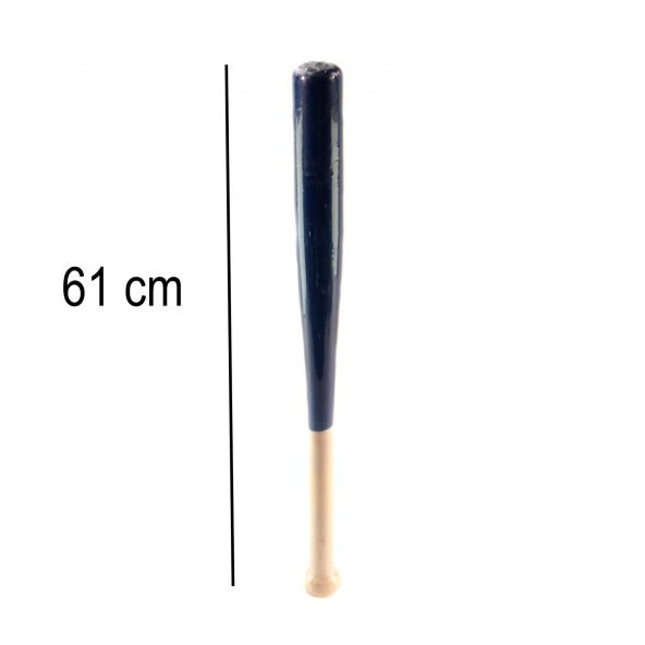 Beyzbol Sopası 61 CM Dişbudak Ağacından Kırılmaz Mavi ürün görseli 1