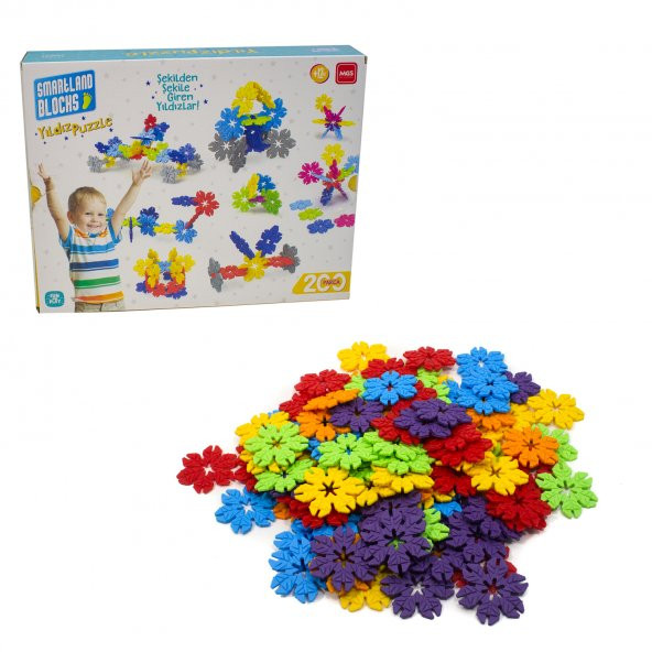 Oyuncak Yıldız Puzzle 200 Parça Şekilden Şekile Giren Yıldızlar ürün görseli 1