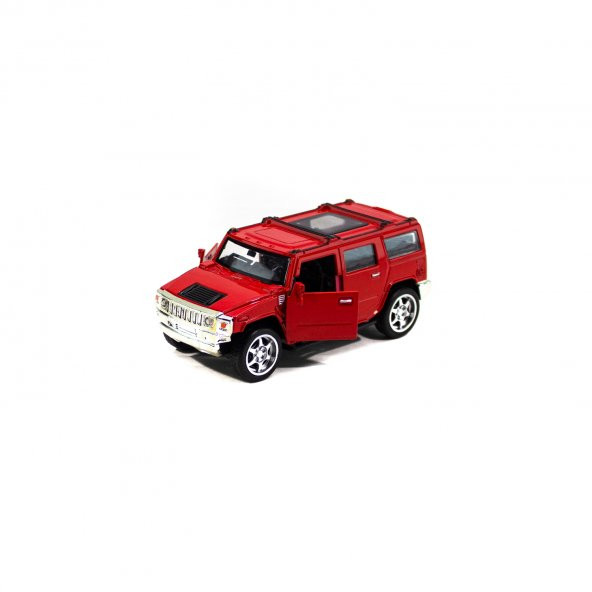 Metal Hummer Çek Bırak Oyuncak Araba Kırmızı 12 Cm ürün görseli 1