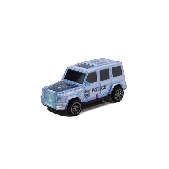 Oyuncak Polis Arabası Mercedes G Işıklı Sesli Sürtmeli 14 Cm ürün görseli 1