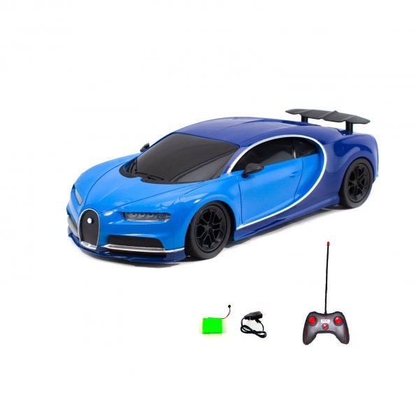 1:14 Uzaktan Kumandalı Bugatti Veyron Mavi Işıklı Şarjlı ürün görseli 1