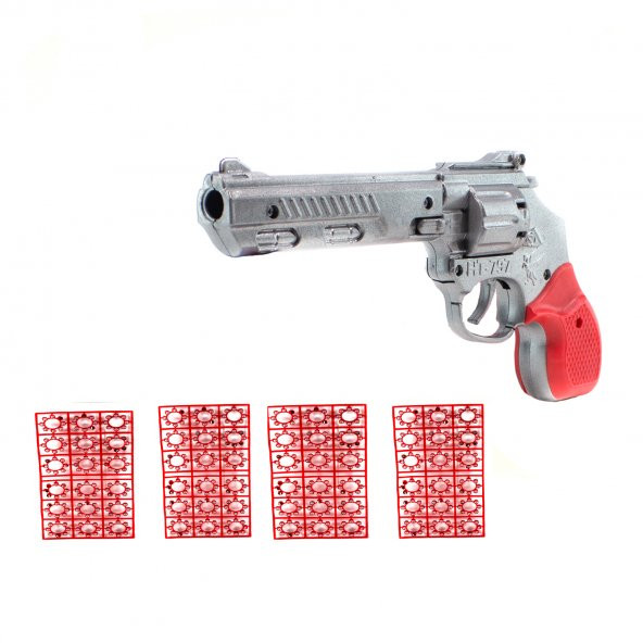 Kapsül Tabanca Gümüş 24 Cm 72 Adet Kapsül ürün görseli 1
