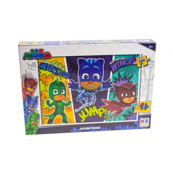 Pjmasks Puzzle 100 Parça ürün görseli 1