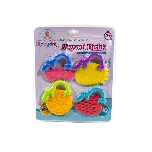 Oyuncak Dişlik Bebek Dişliği 4lü Set Babycim ürün görseli 1