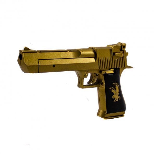 Boncuk Tabanca Desert Eagle Kartal Gold 26 Cm 300 Adet Mermi ürün görseli 1