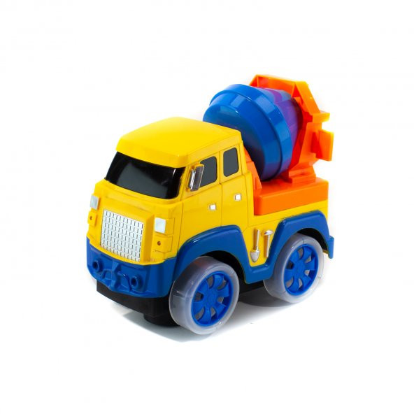 Oyuncak Kamyon Mixer Beton Karıştırı Işıklı Sesli 20 Cm ürün görseli 1