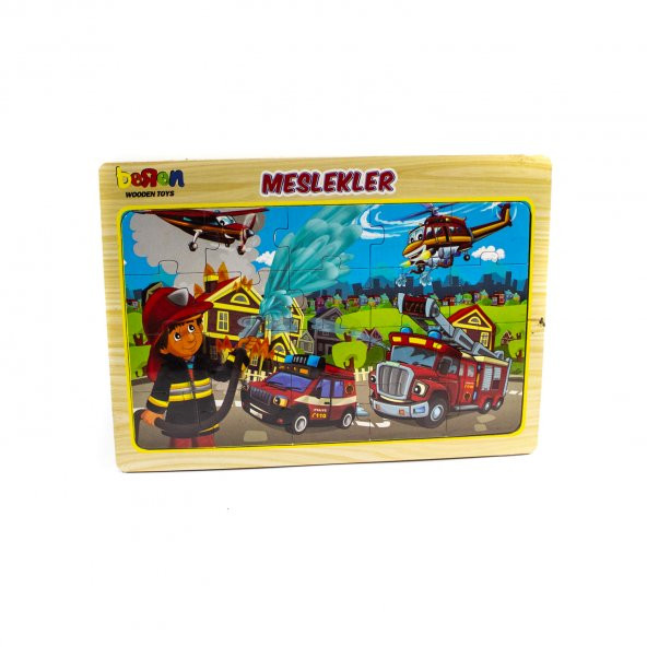 Ahşap Puzzle Meslekler 20 Parça Puzzle Çarpım Tablosu ürün görseli 1