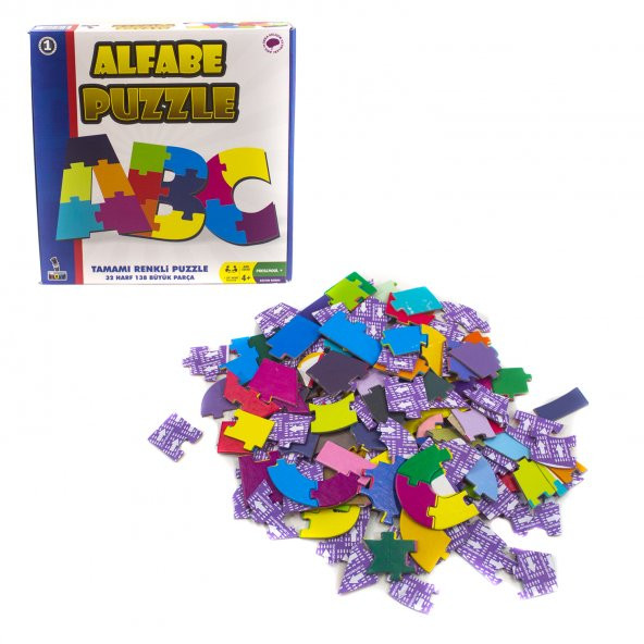 Puzzle Alfabe 32 Harf 138 Parça ürün görseli 1