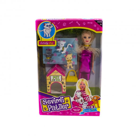 Oyuncak Bebek Sevimli Kediler ürün görseli 1