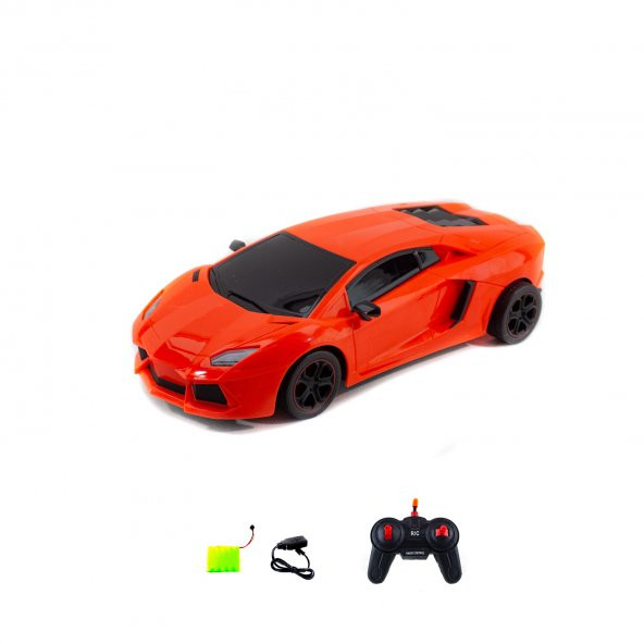 1:16 Ölçek Uzaktan Kumandalı Araba Lamborghini Işıklı Şarjlı ürün görseli 1