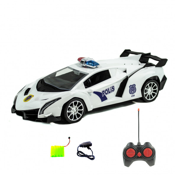 1:16 Uzaktan Kumandalı Polis Arabası Lamborghini Aventador Sarjlı ürün görseli 1