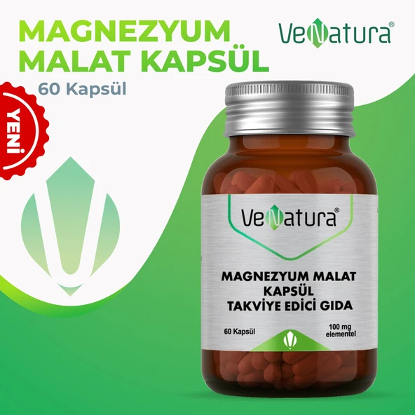 Venatura Magnezyum Malat 60 Kapsül ürün görseli 1