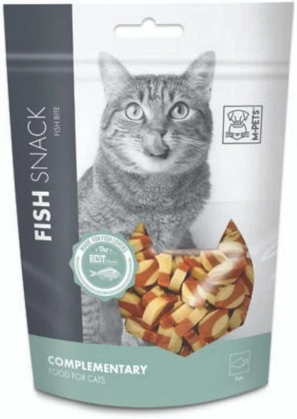 M-Pets Fish Bite Balıklı Kedi Ödülü 80gr ürün görseli 1
